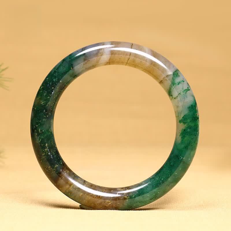 南阳独山玉手镯老坑天蓝料独玉镯子送老师节日礼物55-5 2910     内径59.2