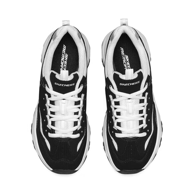 斯凯奇奥利奥经典黑白熊猫鞋轻便运动老爹鞋女休闲鞋 女款-BKW 店长推荐 36