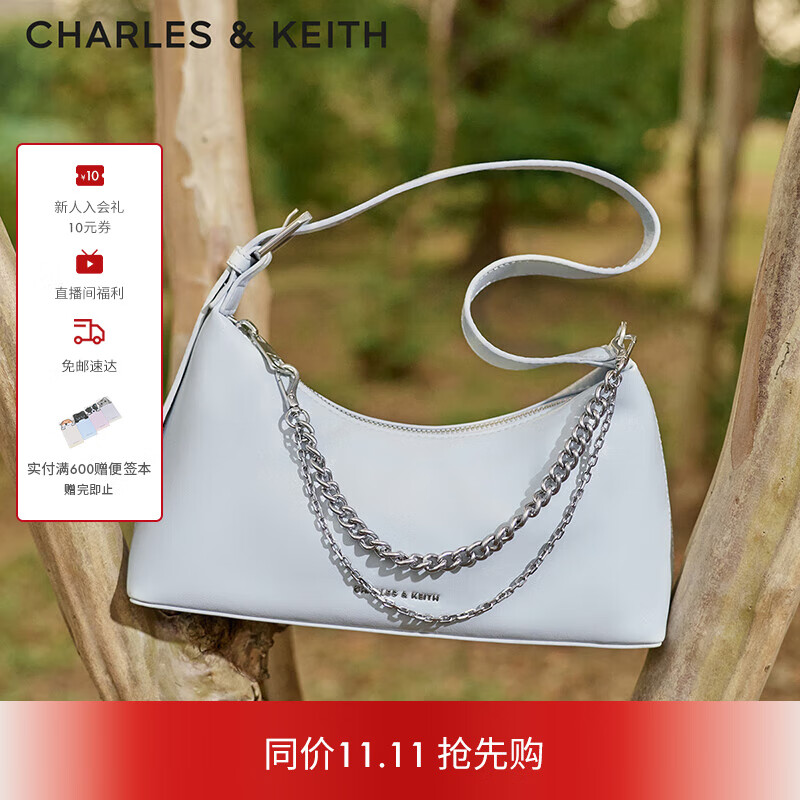 CHARLES&KEITH��������ʽ���嵥���Ҹ�°���Ů��Ůʿ��������CK2-40782472 Sea Salt Blue������ɫ S
