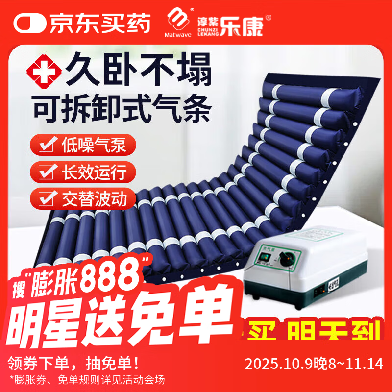 淳紫乐康防褥疮气垫床老人瘫痪卧床病人专用医用可充气床垫护理压疮垫神器