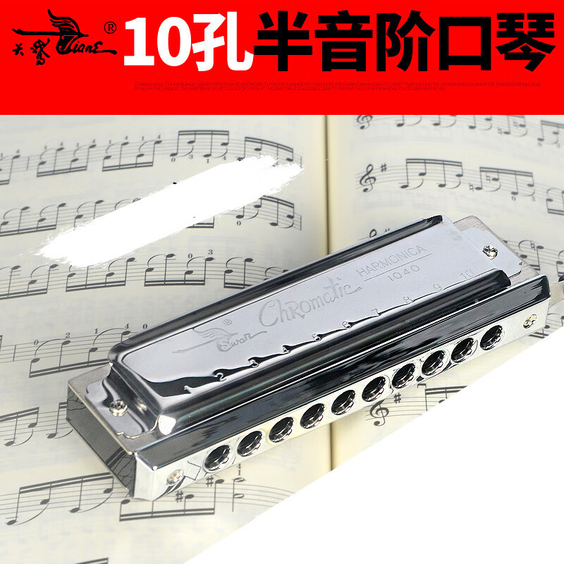 天鵝（SWAN）半音階口琴//初學(xué)演奏SW1040 1248 1664樂器 10孔半音階