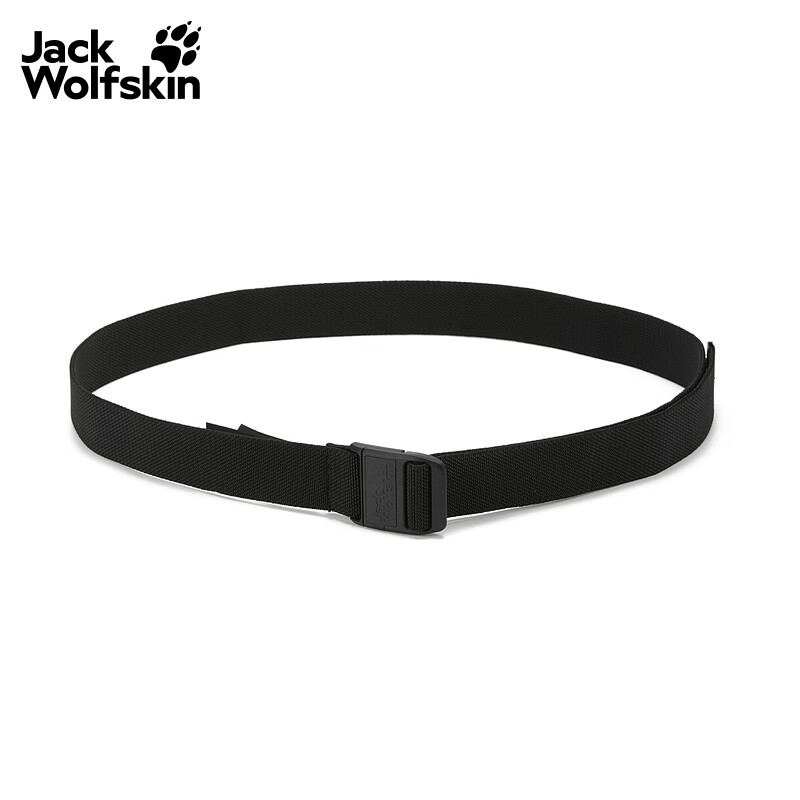 Jack Wolfskin狼爪25秋冬新款MAGNETIC户外骑行运动轻量编织腰带1912111 黑色/6000 XS