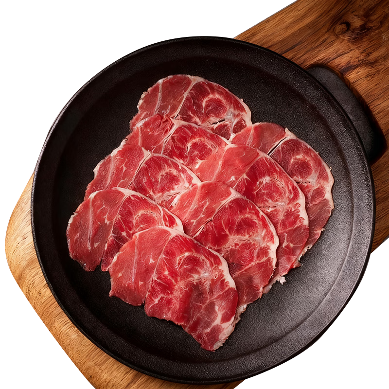 京觅 海外直采 澳洲原切和牛牛腱芯片 180g/盒  烧烤火锅牛肉片