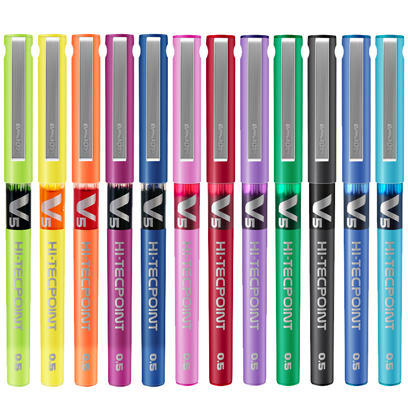 �ձ����֣�PILOT��BX-V5 ֱҺʽ��������Ա�ˮ�����ǩ�ֱ�ѧ���ÿ���ר��0.5mm ��ɫ6֧װ/���ʺ�