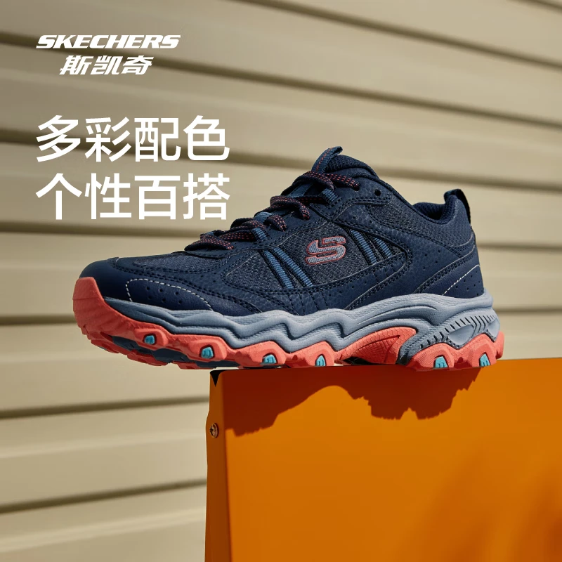 ˹���棨Skechers����Ұحͽ��Ь��Ůͬ������ץ����ĥ�˶��ܲ�ЬЬ�˶�Ь ��Ů�������ɫ/ɺ��ɫ/NVCL 35