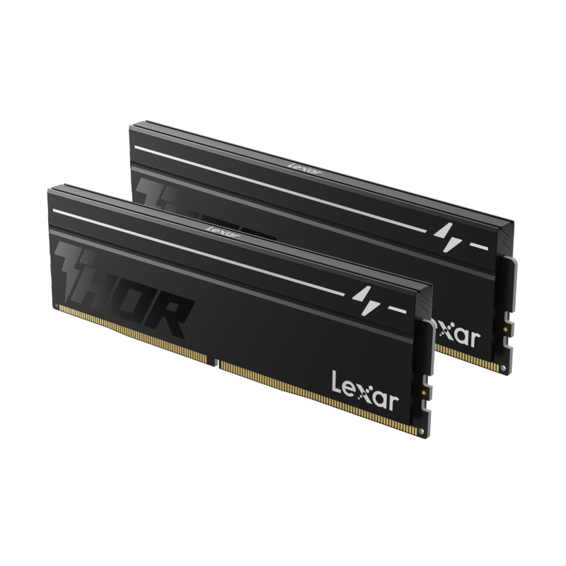 �׿�ɳ��Lexar��DDR5 6000 32GB(16GB��2)���� �羺������̨ʽ�ڴ��� CL36 �������� Thor����������� ��ɫ