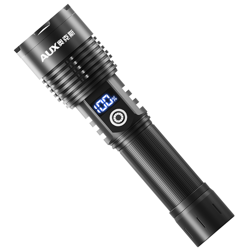 奧克斯大功率紫光燈鑒定伍德氏燈紫外線手電筒365nm熒光劑檢測筆驗鈔 三代黑鏡-超亮燈芯-新款