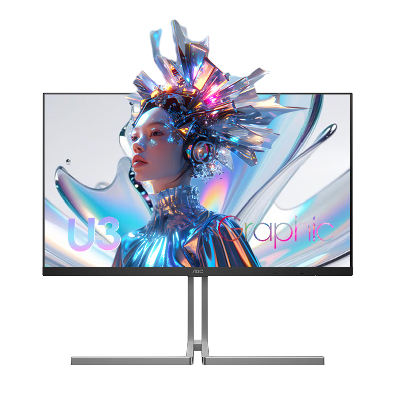 �޵�����AOC U27U3D 27Ӣ��4K HDR400��ɫ�� Type-C90W �����ⲻ���칫��ʾ��