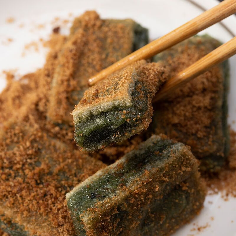 赵伯伯宁波特产艾草粑粑青麻糍传统手工清明糕点糯米糍粑艾草松花青块