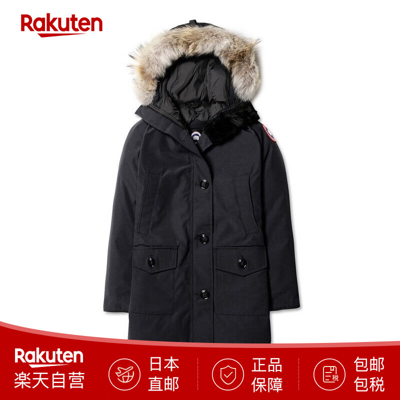 加拿大鹅（Canada Goose）长款羽绒服女款厚外套女士保暖上衣2603JL-SZ 日本直邮 黑色 S