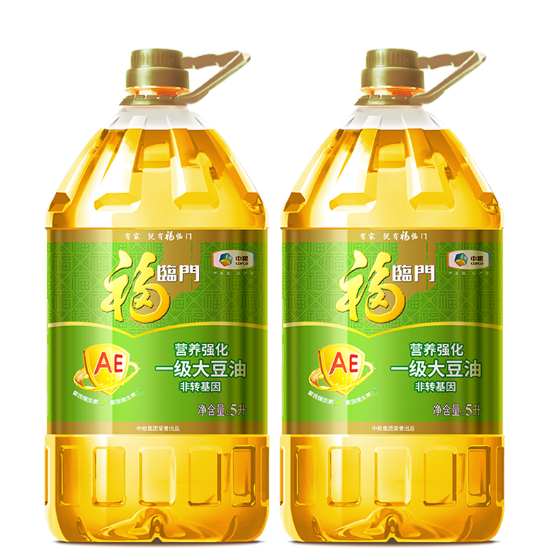 福临门 食用油 ae大豆油5l*2