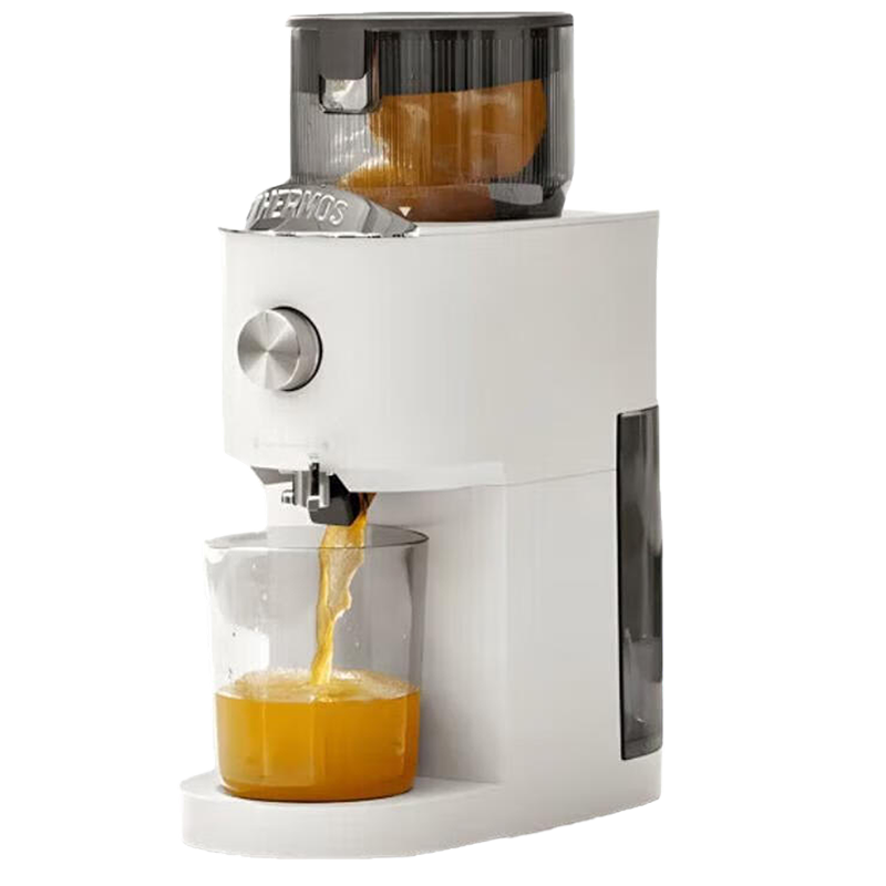 膳魔师（THERMOS）榨汁机汁渣分离全自动原汁机小型一人用NFC果汁鲜榨机家用水果蔬菜料理大容量口径好清洗国家补贴 【全网热销10万+】99%纯汁率-象牙白