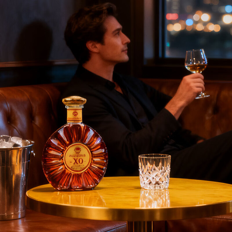禛富40°法国进口XO白兰地XO 700mL 礼盒装 700mL 1瓶