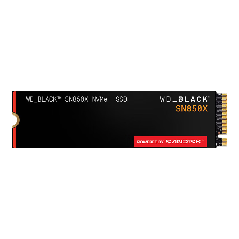 闪迪（SanDisk）SSD固态硬盘M.2接口 原西数SN850X PCIe4.0 游戏电竞电脑扩展硬盘 AI电脑配件 2TB