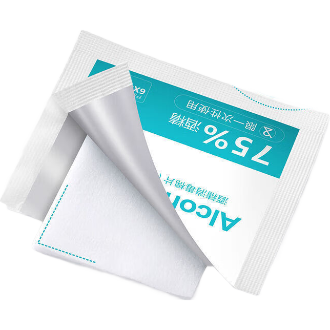 相机清洁酒精棉片75度酒精片一次性杀菌消毒湿巾擦手机餐具小包装便携随身 6*3cm酒精棉片【10片袋装】