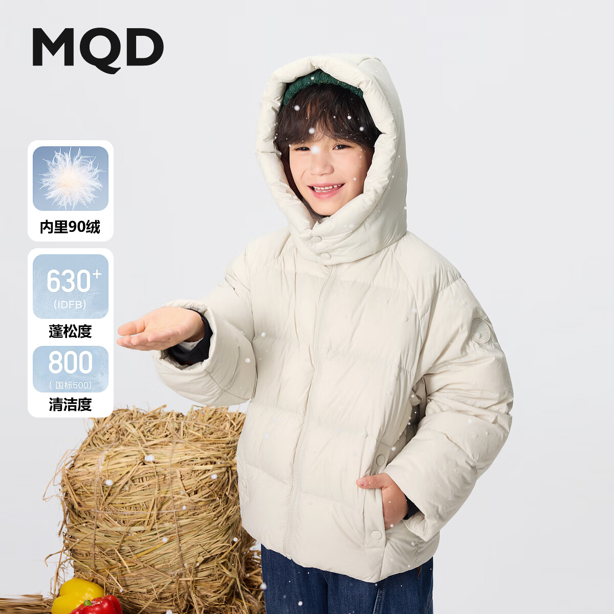 ����١��̿MQD��ͯ25���¿�ѧԺ����ӯ��ů��ñ���޷� �װ� 120 ������77g 403Ԫ