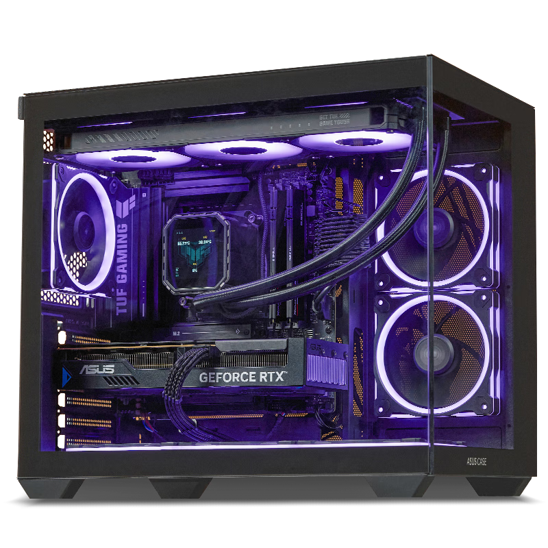 华硕全家桶14代I5 14490F/RTX3050/16G/1T/WiF6/设计电竞游戏电脑主机组装电脑台式电脑整机