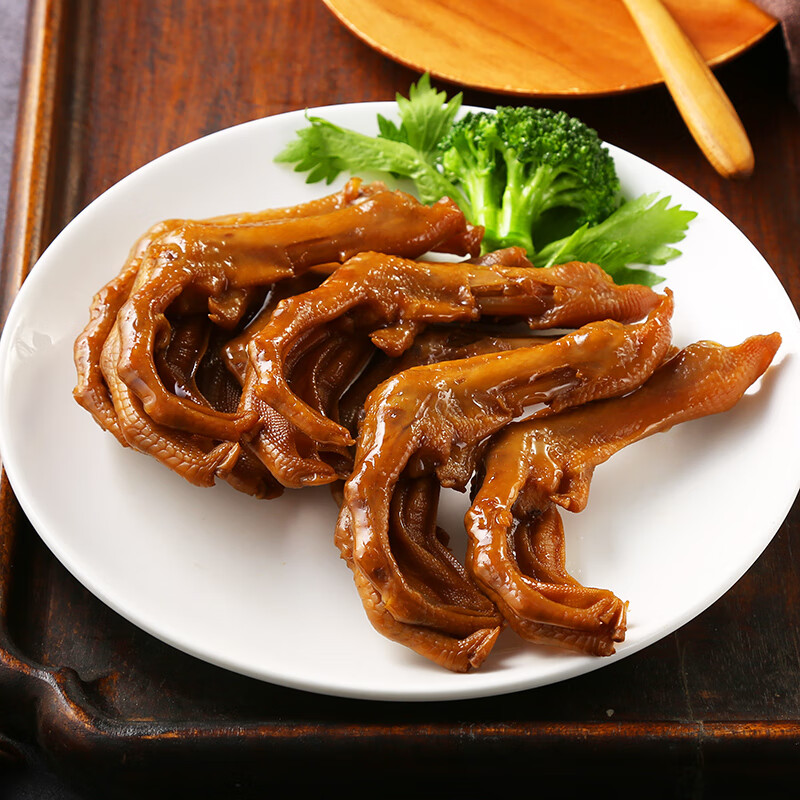 沈万三卤味肉类大礼包鸭脖鸭锁骨鸭肫鸭掌鸭翅鸭肉苏州特产休闲零食小吃 鸭掌凤爪鸭翅卤味零食组合360g