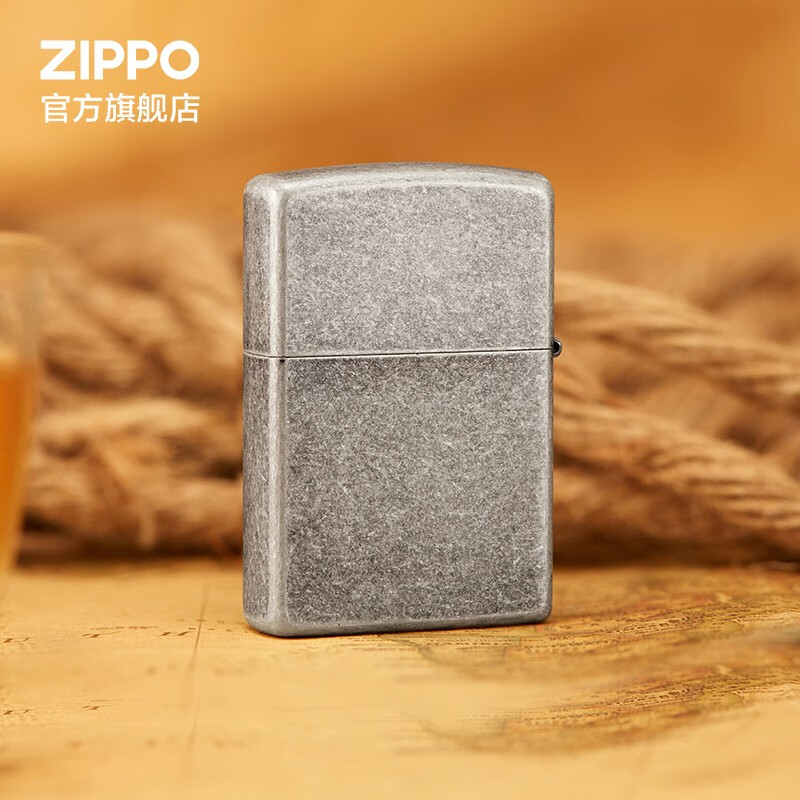 ZIPPO打火机官方旗舰店正品520礼物送男友飞的更高 贴章古银纪恋日告白 【到手用】仿古银飞的更高-带油