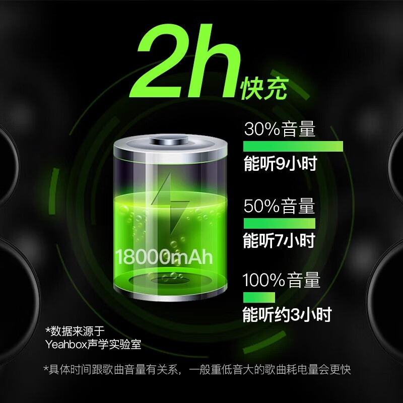 福君山柏林之声蓝牙音响M19大发烧级大功率户外广场K歌直播声卡一体音箱 皓月白-HIFI版(不支持K歌)