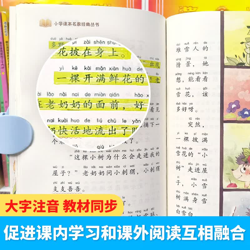 灯塔文学名家名作一二三四五六年级阅读课外书必读老师推荐正版彩图注音版张秋生金波冰波张幼军小学生书籍带拼音儿童文学读物 【小学课本名家经典丛书】第一辑全八册