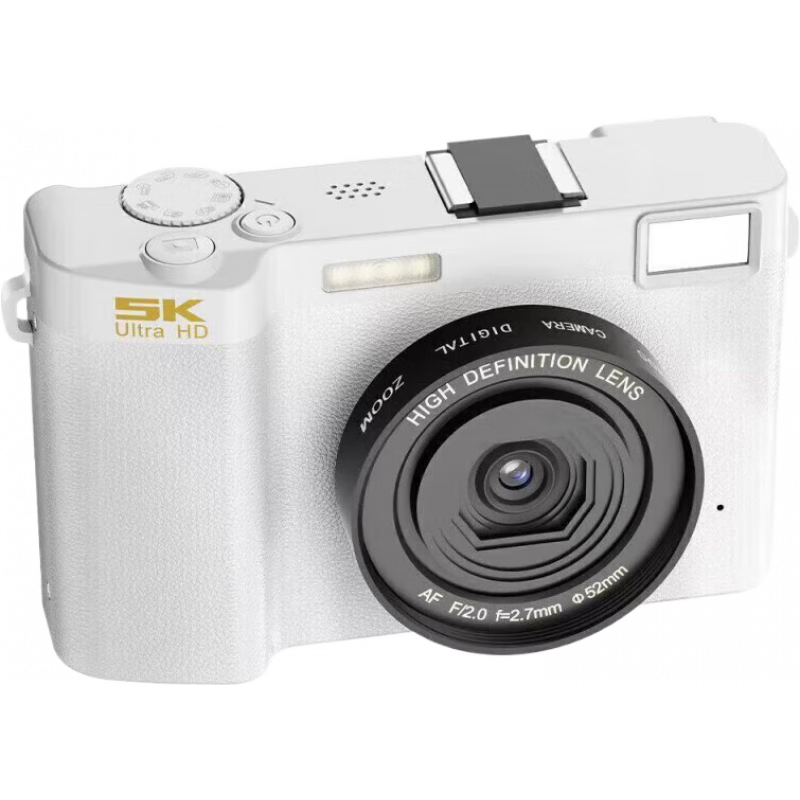 哈蘇（HASSELBLAD）全新CCD新款同款高清數碼相機微單反小型學(xué)生入門(mén)家用女生隨身卡片機拍立得 黑色-雙電池 標配款無(wú)內存