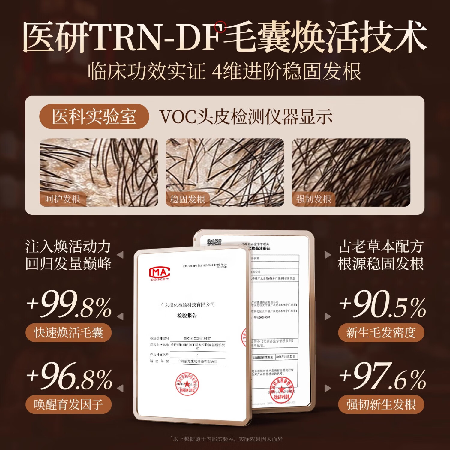 初蔓洗发水防脱育发固发养发育发增发密发男女士专用侧柏叶生姜洗发露 【持证防脱】侧柏叶防脱洗发水600ml 药房同款侧柏叶防脱洗发水TOP榜