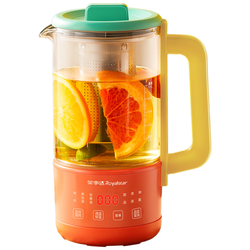 荣事达（Royalstar）养生壶纯钛 煮茶壶烧水壶电热水壶办公室迷你恒温壶一人小型花茶壶女生新年礼物0.6升YSC618（Ti）