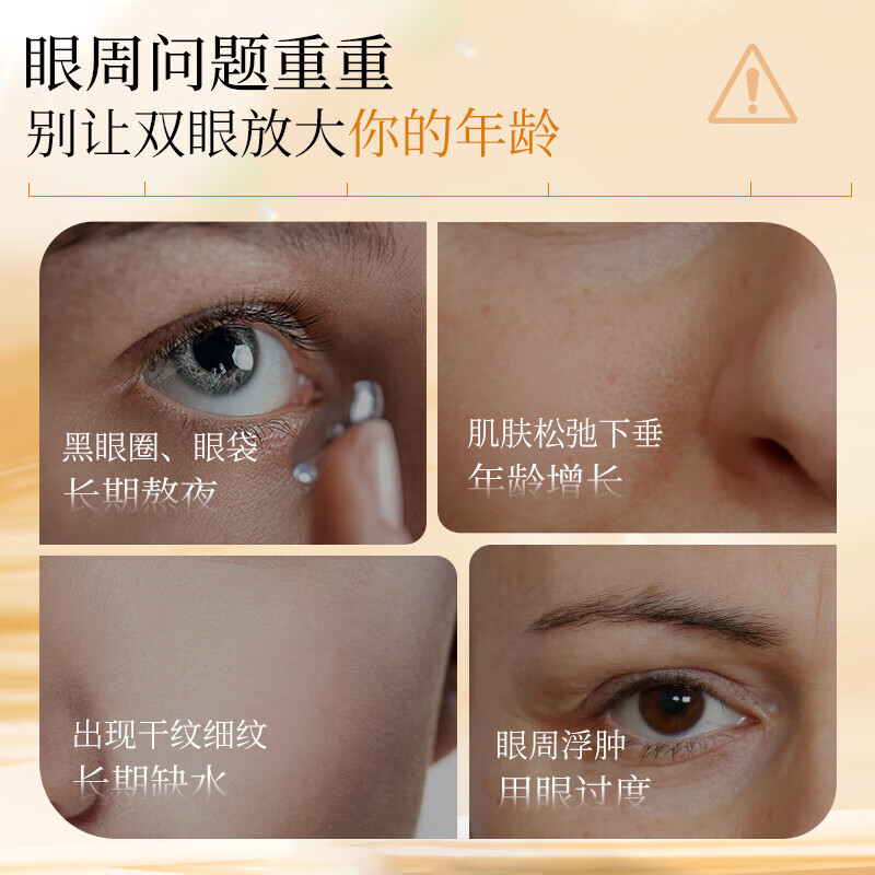 内廷上用北京同仁堂黄芪眼霜淡化细纹提拉紧致黑眼圈眼袋抗皱熬夜老国货H 【1盒体验装】30g/盒