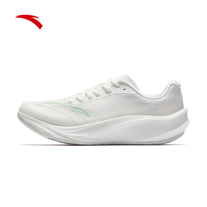 安踏柏油路霸3丨男鞋氮科技竞训训练鞋透气耐磨跑步鞋子男运动鞋 纸莎白261-1 40.5 （男7.5）