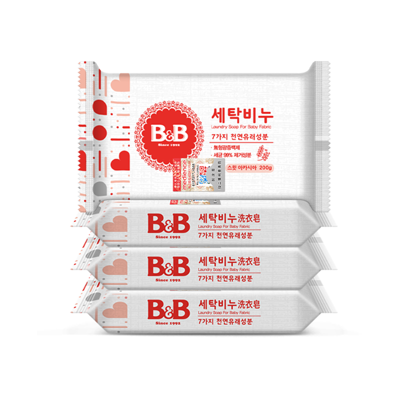 ������B&B��Ӥ�׶���ϴ������ͯϴ�����ڿ��������ר��������200g*4�顿    49.58Ԫ