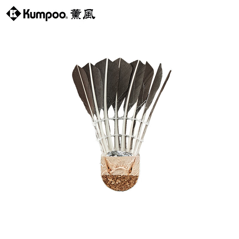 薰风（KUMPOO）2025新款羽毛球鹅毛耐打飞行稳定专业比赛训练用球熏风燕尾 77速【6只装】 1筒