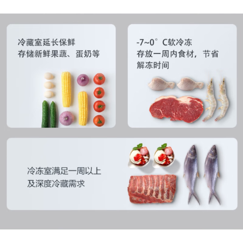 创维(Skyworth)2024 219升三门小型家用别墅公寓电冰箱节能出租房小型电冰箱BCD-219TC暗夜蓝 暗夜蓝