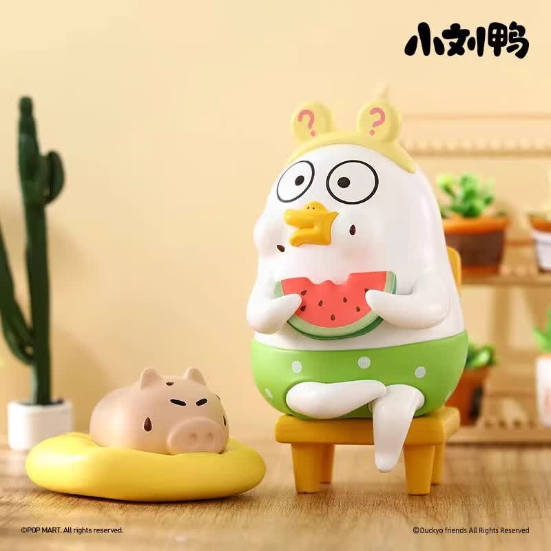 popmart小刘鸭 悠悠日常手办盲盒可爱玩具礼物书