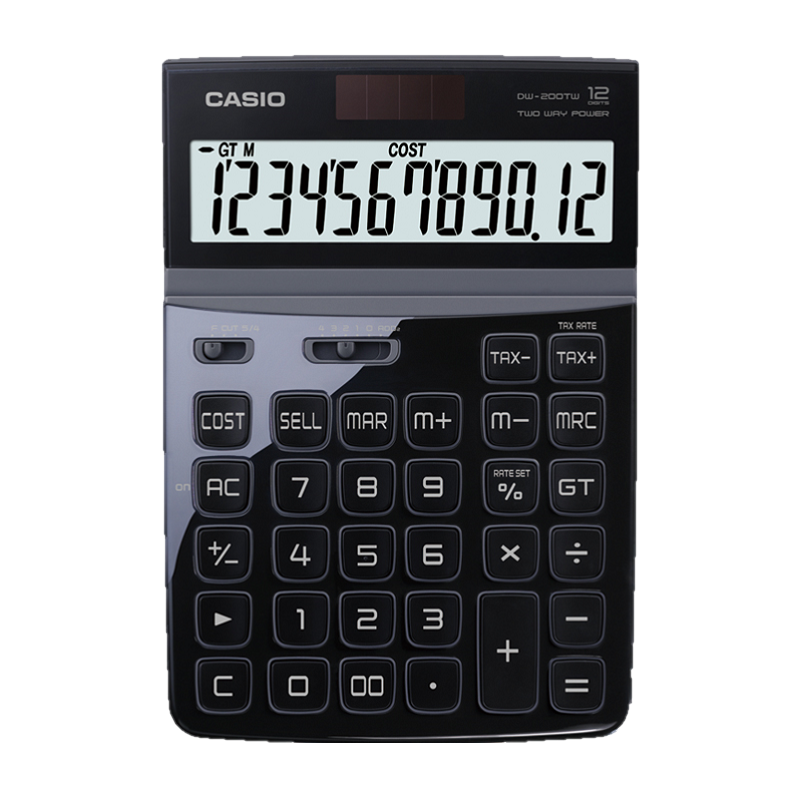 卡西欧DW-200TW-BK魅雅系列计算器——价格走势，性能一流！