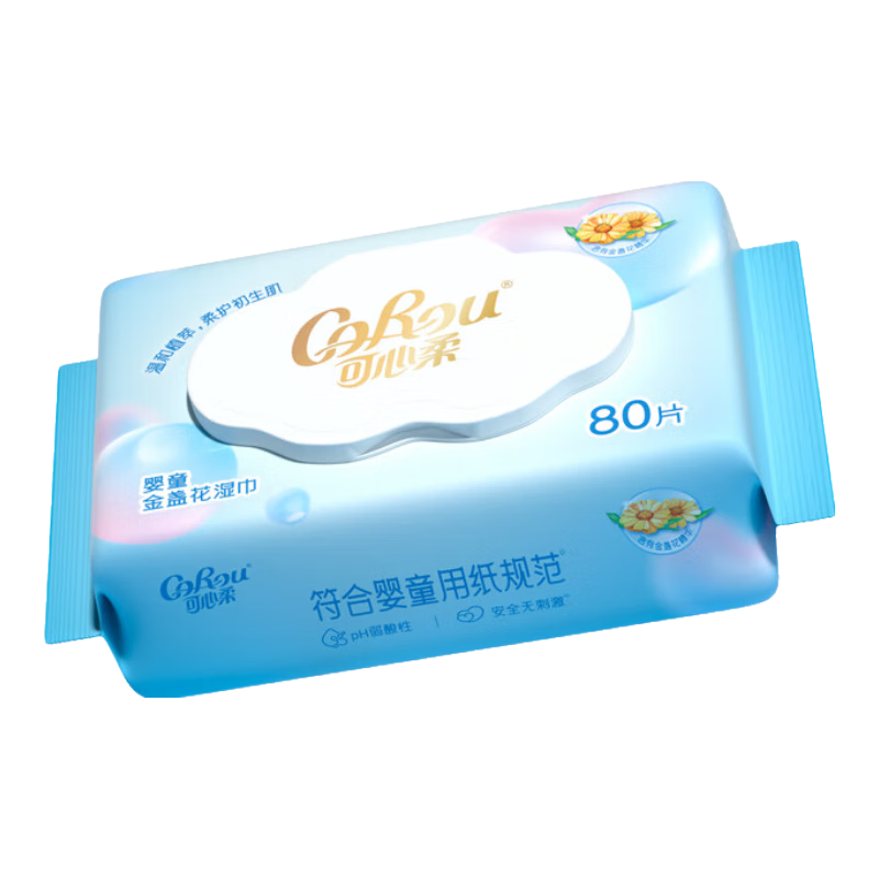 ������ COROU Ӥ��ʪ������ֿ�ר�� EDI��ˮ�����������ʪֽ�� 80�� 1�� ����װ 5.9Ԫ