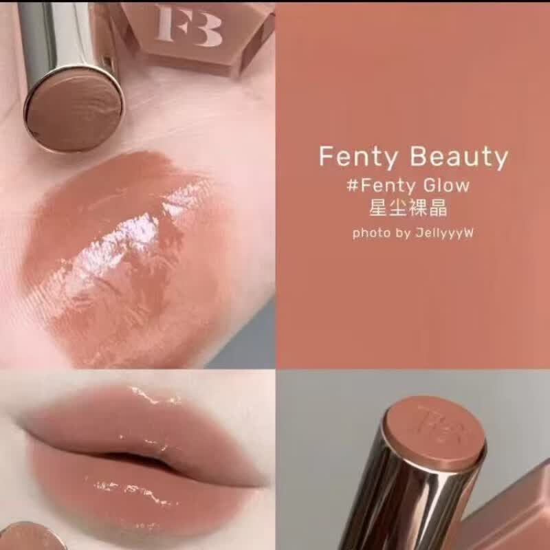 蕾哈娜水润唇膏固体唇蜜口红fenty glow星尘裸晶 3#FentyGliow星辰裸晶
