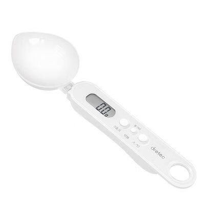 多利科微瑕疵日本厨房食品电子计量勺烘焙勺子秤精度01克 PS-032白色B库