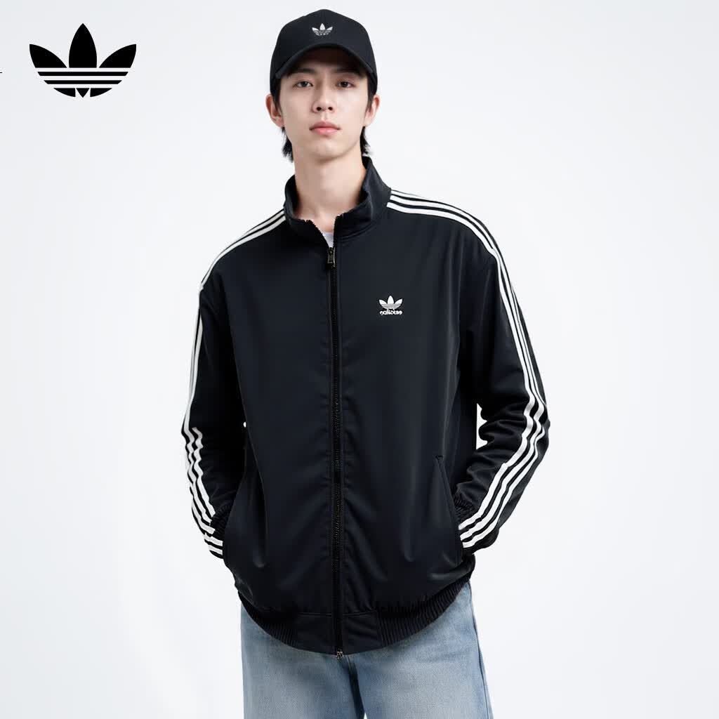 阿迪达斯（adidas）三叶草系列 男子 WOVEN FBIRD TT 梭织外套 KB2466 黑色 S