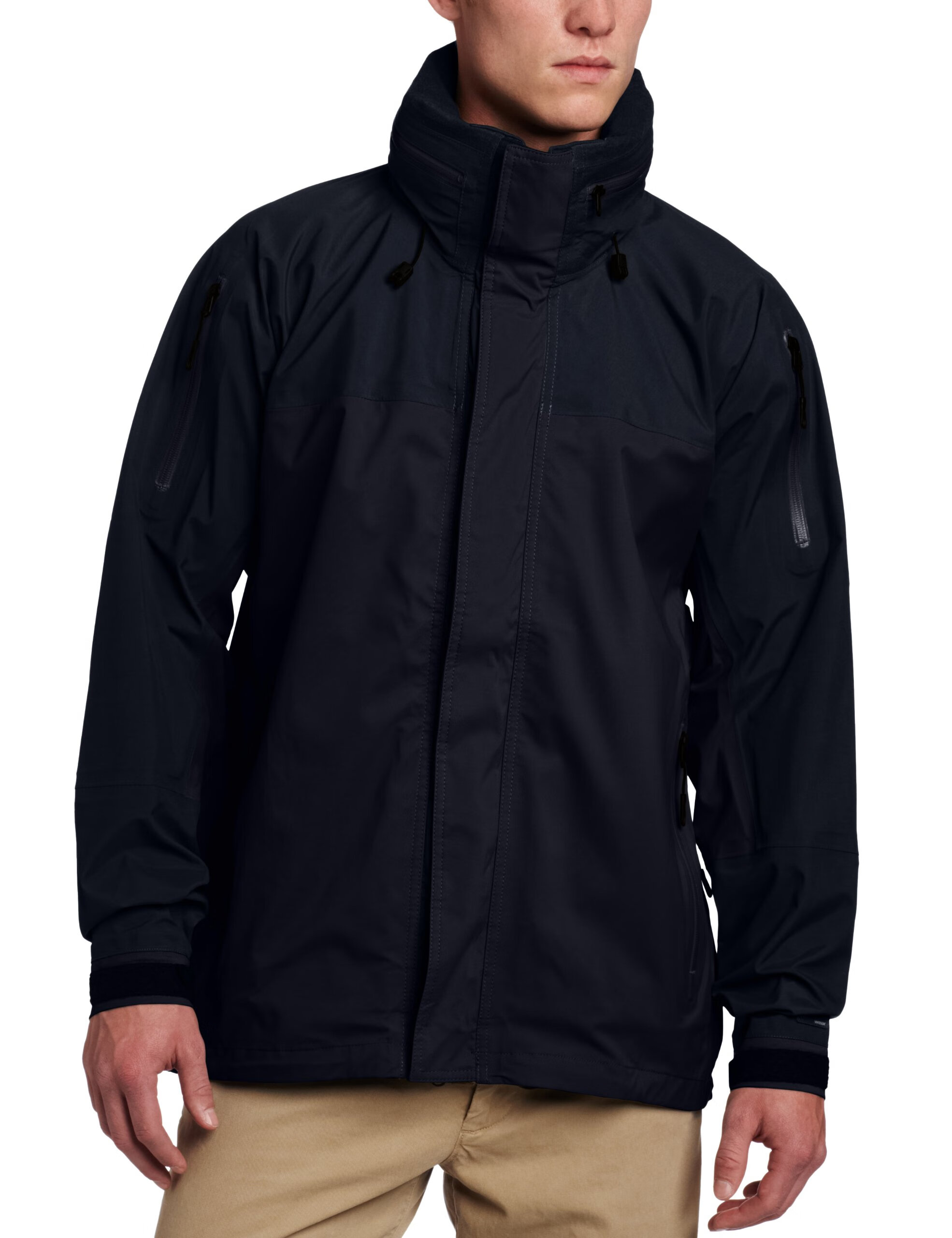 BLACKHAWK!BLACKHAWK 男式 Warrior Wear 第 3 层贝壳夹克(海军蓝,小号)