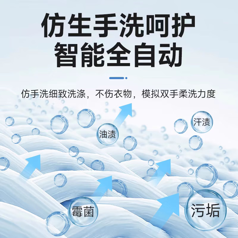 志高(CHIGO)全自动洗衣机 一级能效家用小型波轮 智能洗脱一体机大容量 公寓宿舍出租房 10KG风干款【主销特惠+智能风干+强动力电机】