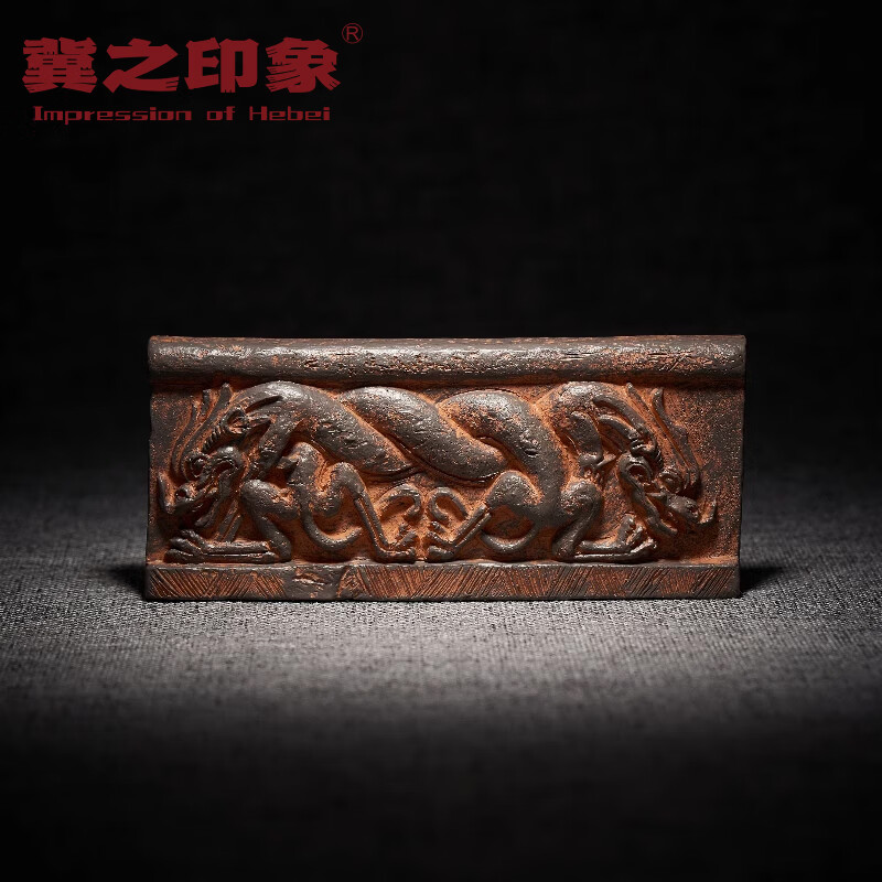 OUOETY赵州桥栏板贴中国国家博物馆文创艺术浮雕河北博物院 推手龙栏板