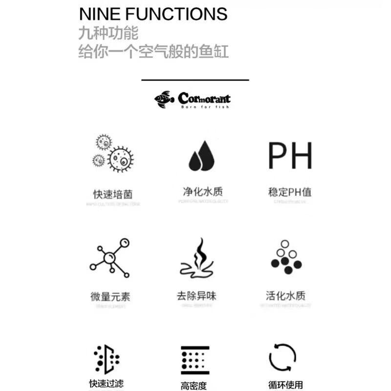 鱼麒麟鱼缸过滤材料金如池老丸子原矿滤材龙鱼锦鲤用清水滤材净化水质 原矿老丸子滤材/20斤/袋