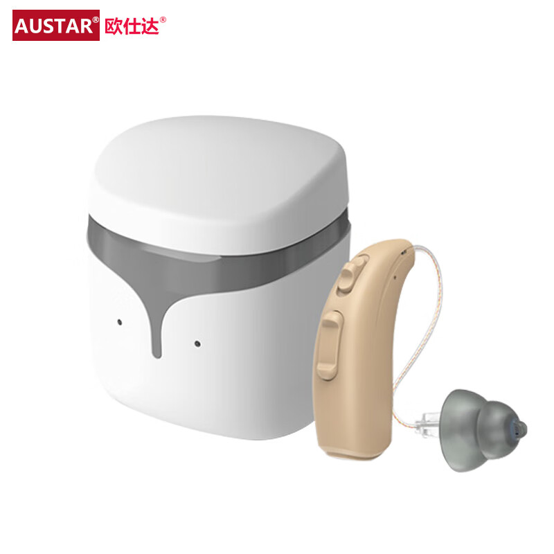欧仕达（AST）新悦声助听器老年人中重度耳聋耳背年轻人隐形助听器J708P RIC机 新悦声J708P尊享款+机身充电【12通道】左耳