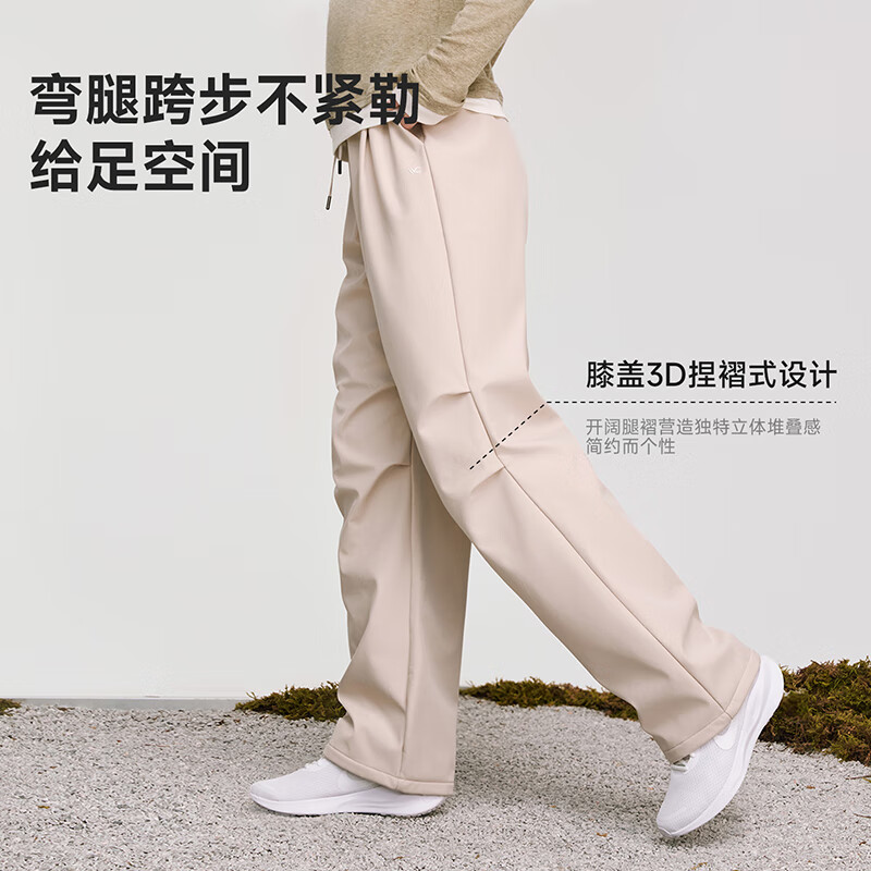 VVC成毅同款休闲裤男女冬季直筒工装保暖裤运动户外加绒裤子 藤雾灰+星空黑【保暖款】5°C-8°C S (40-45kg)