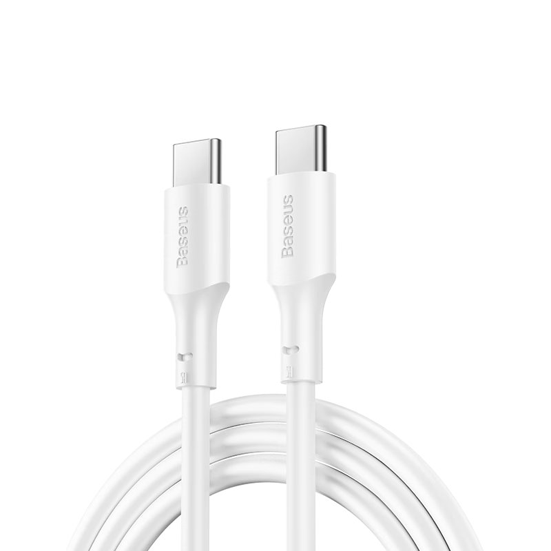 倍思双头Type-C充电线PD100W/88W超级快充数据线适用华为荣耀小米苹果17/16/15手机iPad笔记本车载 1米