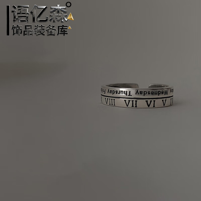 ��ɭ��925���������ֿ��ڽ�ָ�������ʱ�и���̩������ָ��Ů�� J224 13.51Ԫ