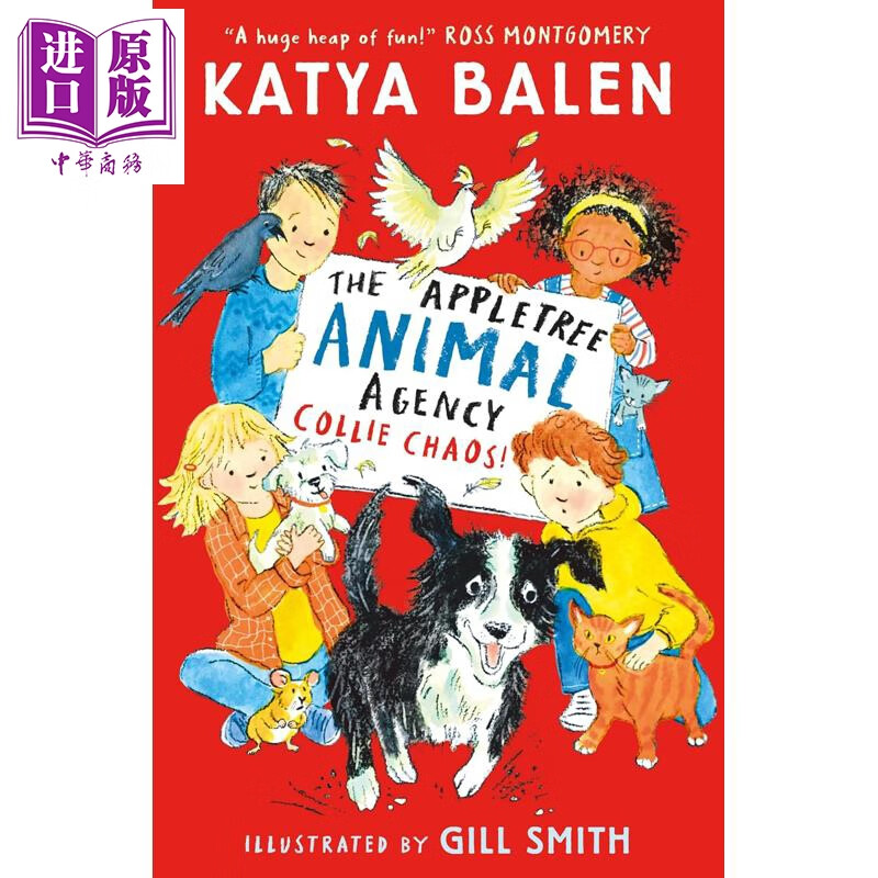 苹果树动物事务所2 The Appletree Animal Agency Collie Chaos 英文原版 儿童文学 黑白插图章节小说故事书 进口