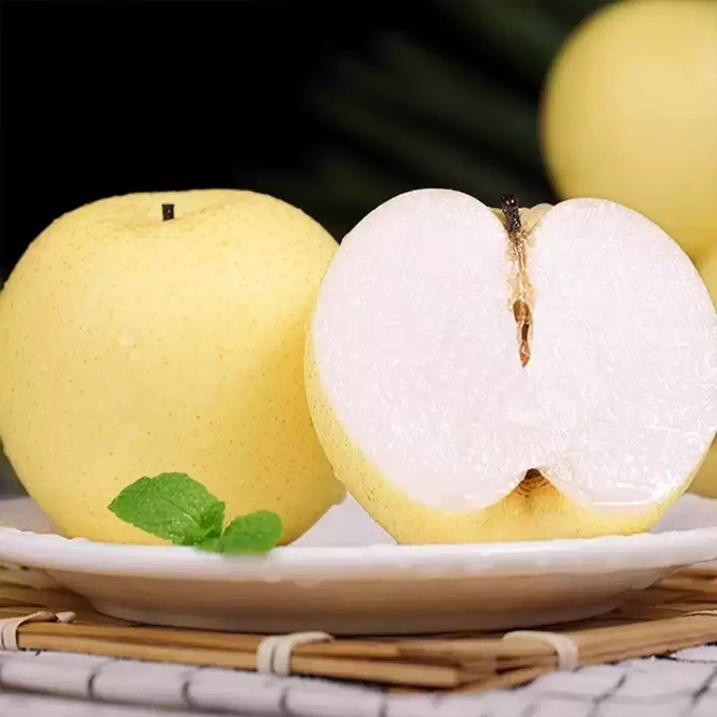 喜酷橙河北皇冠应季梨子薄皮新鲜水果当季雪梨酥梨 9斤