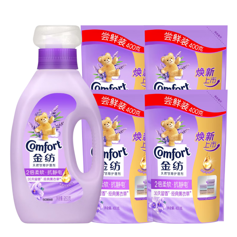 �����˳�����ﻤ���������޷�����ϴ��Һ�������³־����������װ ��5.1�޹�²�950g+400g*4�� 22.9Ԫ